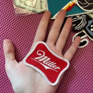 Vintage 70s 80s Miller Beer Logo Patch